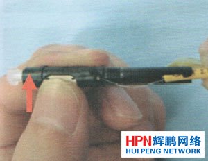 按壓3M光纖連接器卡住纖芯