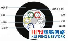 24芯光纜結構示意圖